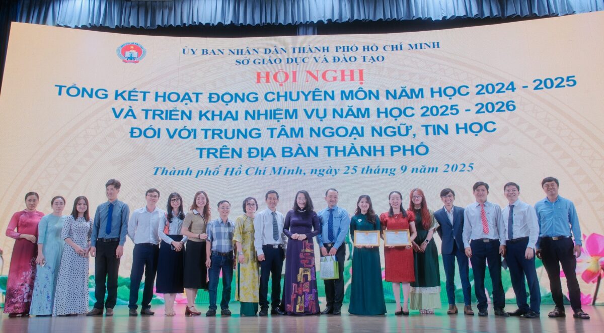 Hanex hai lần liên tiếp được Sở GD-ĐT TPHCM vinh danh tại hội nghị giáo dục